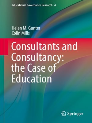 cover image of Consultants and Consultancy
